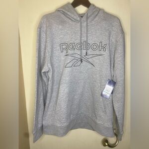 Reebok Box Jump Tech Hoodie Mens XL Brand New Sleet Heather